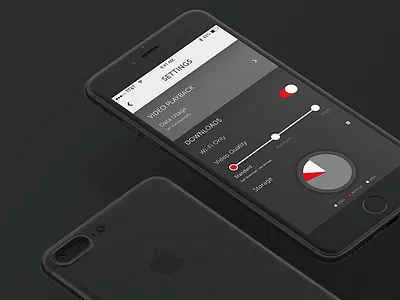 DailyUI 007: Settings 007 dailyui design challenge netflix settings ui