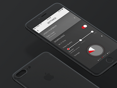 DailyUI 007: Settings 007 dailyui design challenge netflix settings ui