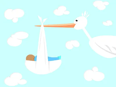 Baby Delivery artist character design drawing illustration illustrator kids books artist