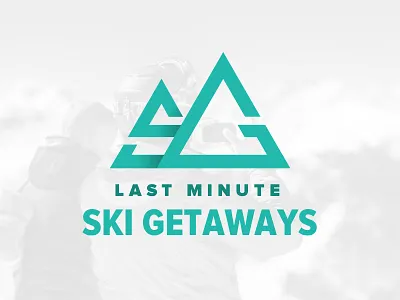 Logo LMSG hill logo logo design mountain ski skiing snow work in progress