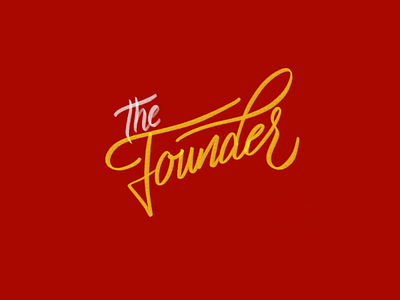 The Founder apple pencil fast food film hand lettering ipad pro lettering mcdonalds movie oscars procreate type typography