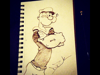 Popeye artist character design drawing illustration illustrator kids books artist