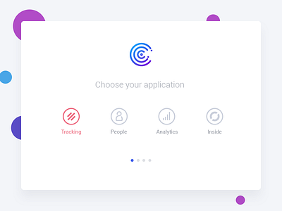 Screen Choose App | Contanex brand contanex ui ux web