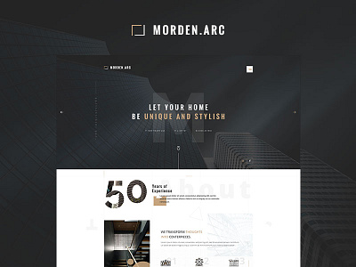 Morden.Arc architect interior webdesign