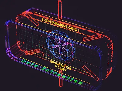 Synastar Data Extractor /// 3d cg cyber hologram houdini interface scifi ui ux