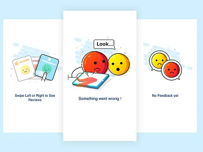 Placeholder card swipe circle cute circle error screen feedback mbe mbe style placeholder something went wrong swipe went wrong