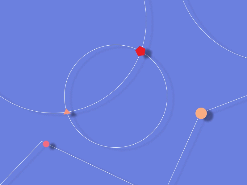 Lines, shapes, loops animation lines loops shapes