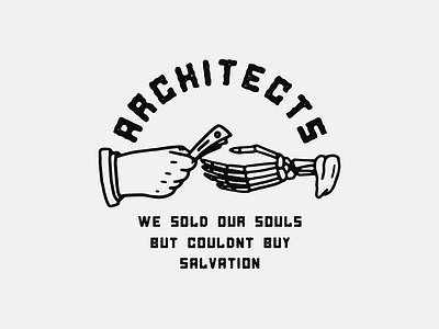 Architects UK #2 design lettering logo merch texture type typography