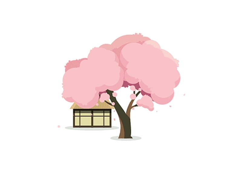 sakura design illustration sakura travel