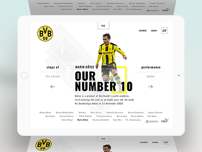 BVB Tablet (Slider) design interface responsive tablet ui ux webdesign