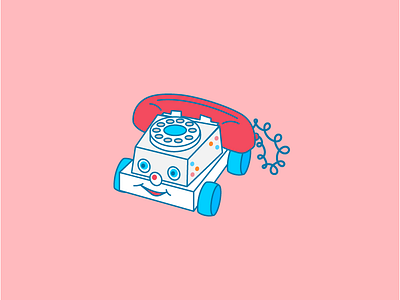 Ring ring! classic icon icon design illustration toys