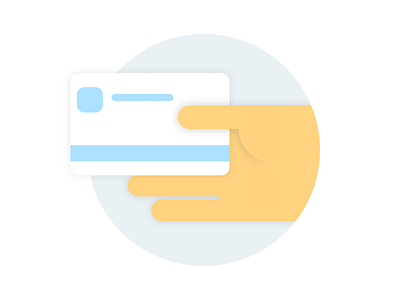 Kustomer Illustration -- Update Credit Card billing clean color credit card design flat illustration ui visual