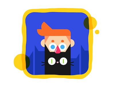 Cat Beard allergies beard cat cat man dude frame guy kitty red head