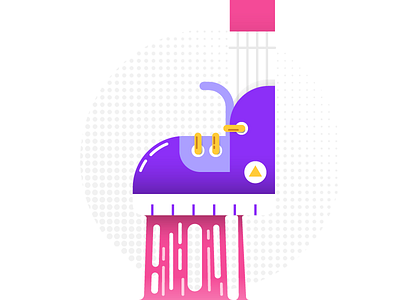 Feeling Stuck bubble gum character current mood gum pink purple shoe sneaker stuck trainer tread
