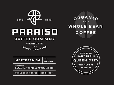 Paraiso pt. 4 bird branding coffee identity letter logo mark p packaging paradise toucan tropical