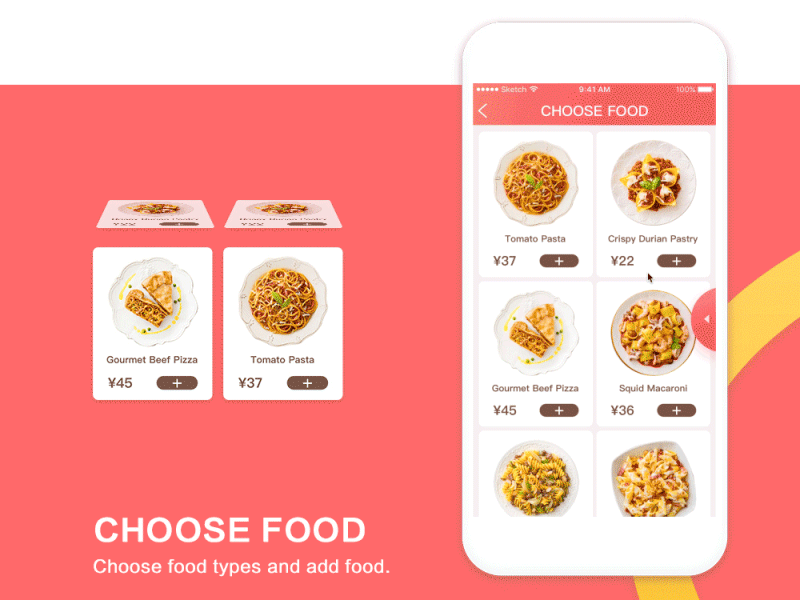 Acacia Food1 delicious design dynamic food ui