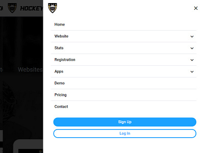 Mobile Menu baseball basketball football hockey lacrosse soccer