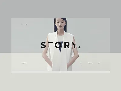Story desktop e commerce exploded fashion grid minimal minimalism pure site ui ux web