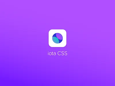 iota CSS logo css framework icon identity iota logo purple symbol visual