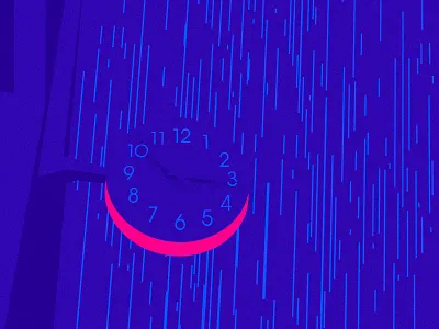 the clock colors icon illustration india minimalist mumbai