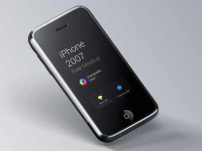 Free 2007 iPhone Mockup apple device iphone photoshop sketch