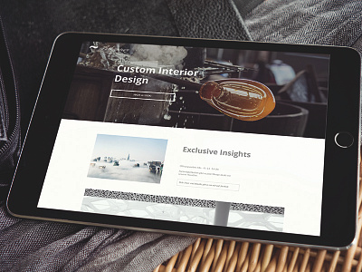 Webdesign WIP interface interior design tablet web webdesign