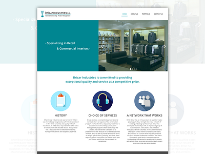 BricarIndustries design project website