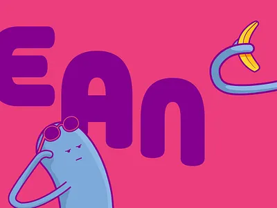 Jelly Bean iMessage Stickers banana bean bored character fun imessage jelly sticker