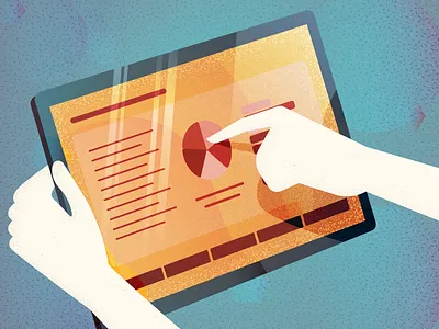 App Design Illustration design gradient graphic illustration screen print texture ui ux