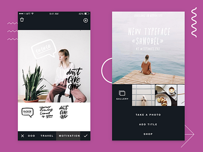 AppForType v1.6 User Titles app application calligraphy icon instagram interface ios iphone text type ui ux