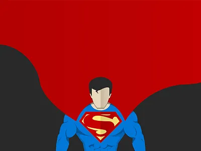 Superman Vector Art illustration illustrator photoshop superman vector vector art