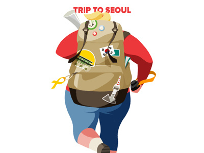 Trip to Seoul illust korea seoul trip