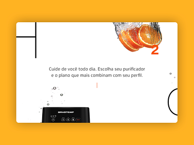 Brastemp Purificadores flat interface simplicity ui web