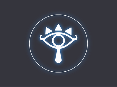 Sheikah Eye Symbol eye fan art glow symbol zelda