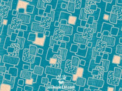 Pattern Play 2 | All The Way Up adobe sketch blue digital art doodle drawing illustration pattern design patterns texture