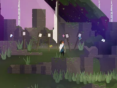 Ara of the Wanderers Butterflies game design game dev pixel art