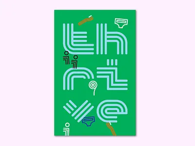 Giving the Basics Poster Graphic brand font poster design