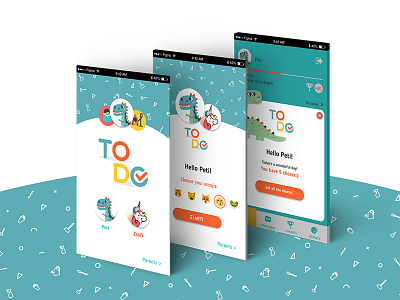 Log in screen for children app child chore emoji figma illustration mobile momeid screen ui ux