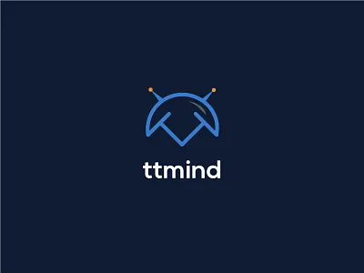 ttmind logo black blue mind technology time