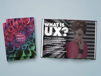 Wolfe & Smith Services Book book design brand book branding graphic design print print design print layout typography
