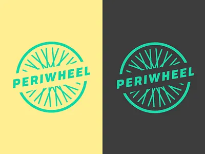 Periwheel bicycle bike branding cycle emblem icon identity logo logotype