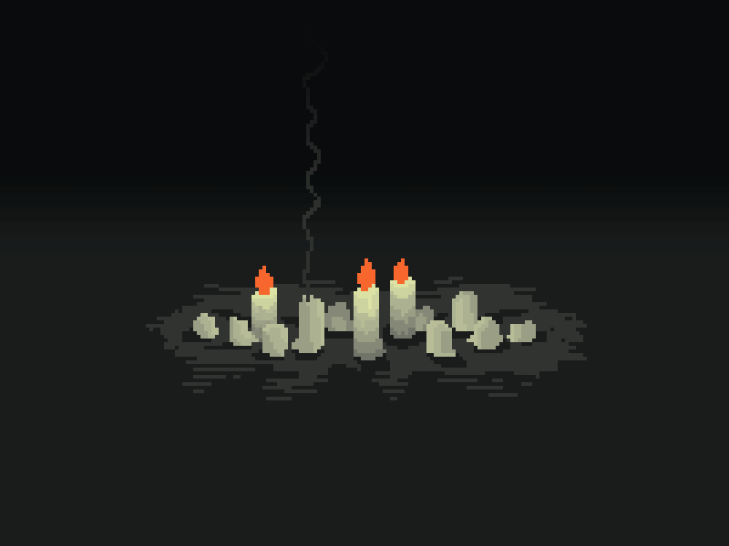 Candles arcade pixel pixel art retro soulslike