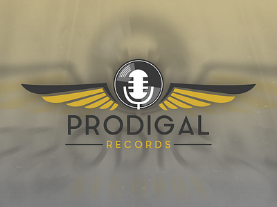 Prodigal Records Logo Design branding branding design graphic design identity logo design prodigal records