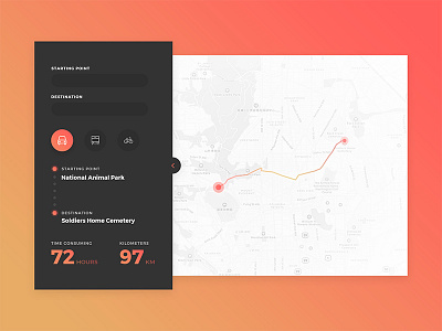 Location Tracker daily location tracker ui