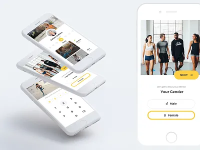 Personal Gym Assistent App app fitness gym toptal training