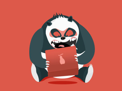 Furious Panda panda photoshop vector