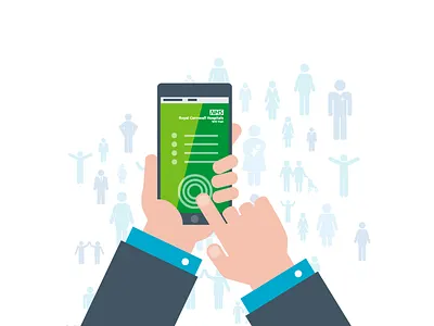 Clinicial Guidelines App branding design illustrator interface mobile responsive web web app