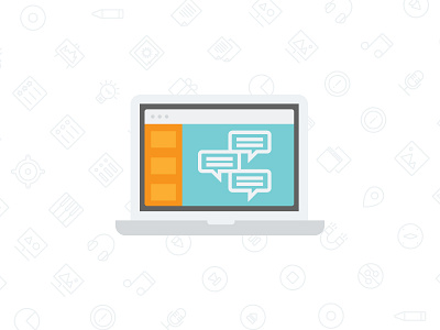Tech Business Icon Collection business design device icon laptop marketing sales tech technology