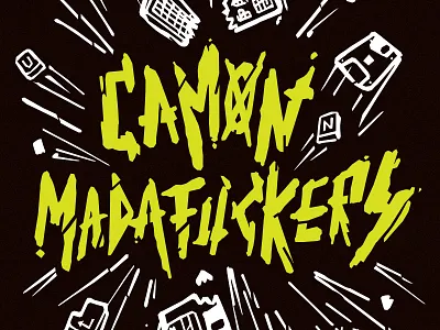 Camon Madafuckers branding logo music punk rock