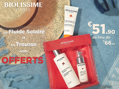 Biolissime Paris biolissime fluide offre paris solaire trousse été